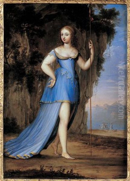 Diane Chasseresse Oil Painting by Joseph Werner the Younger