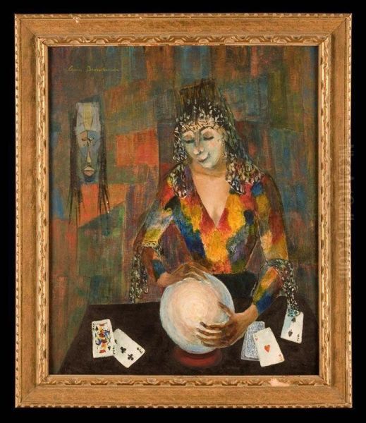 Fortune Teller Oil Painting by Ann Brockman