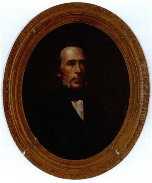 Portrait Of A Gentleman Oil Painting by William Edward West