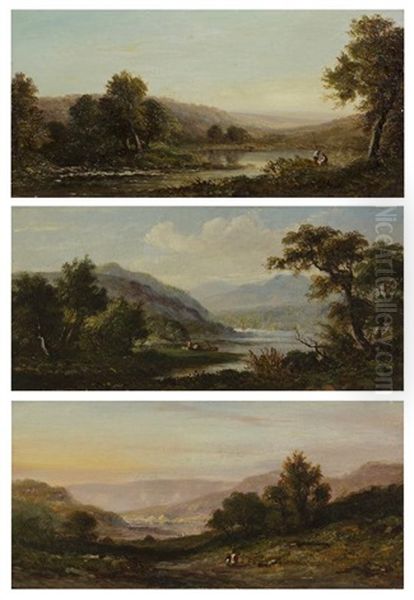 Untitled (3 Works) Oil Painting by Richard Westall