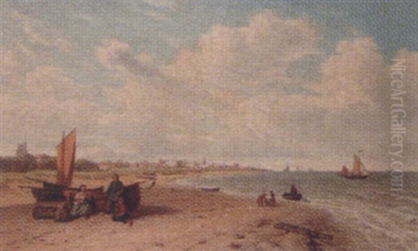 Near Yarmouth Oil Painting by Philip Westcott