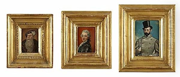 Regentlangd (set Of 16, Various Sizes) Oil Painting by Alexis (Julius A.) Wetterbergh