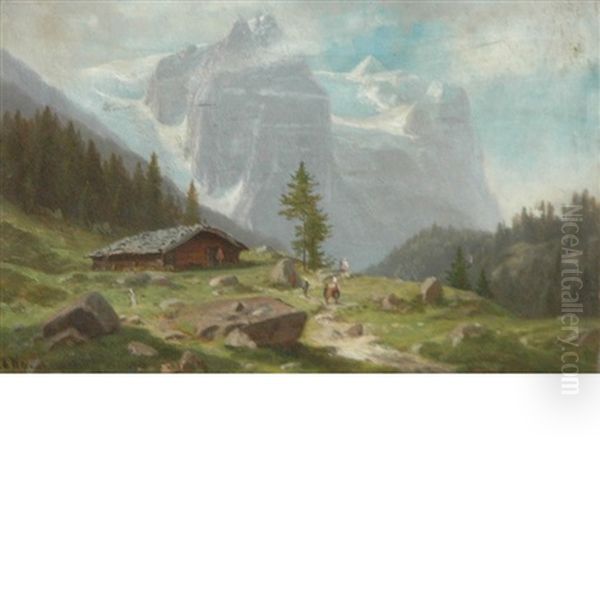 The Matterhorn Oil Painting by Willibald Wex