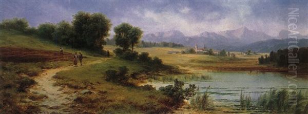 Am Jakobssee Oil Painting by Willibald Wex