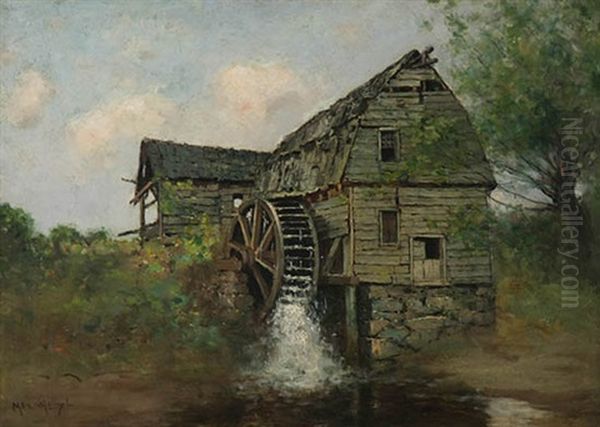 The Mill Oil Painting by Max Weyl