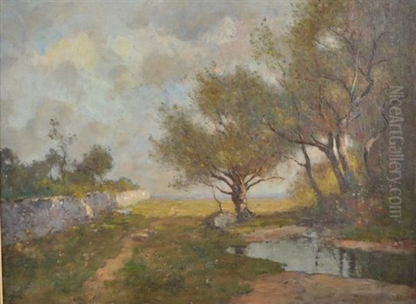 Pastoral Scene Oil Painting by Max Weyl