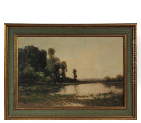 The Little River Oil Painting by Max Weyl