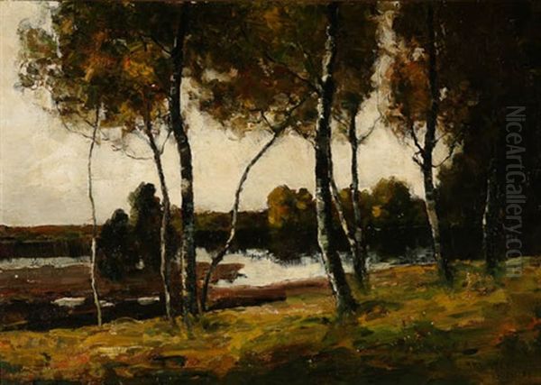 Washington Landscape Oil Painting by Max Weyl