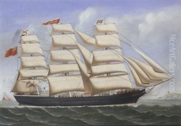 The British Full-rigged Ship 