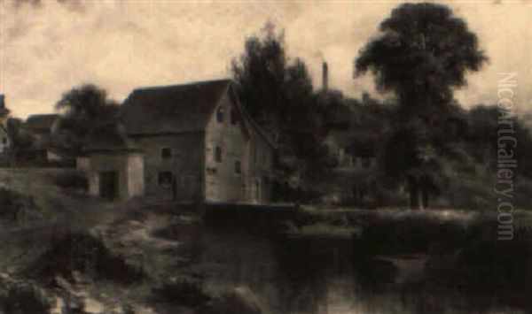 Kirby's Mill Oil Painting by Robert Heard Whale