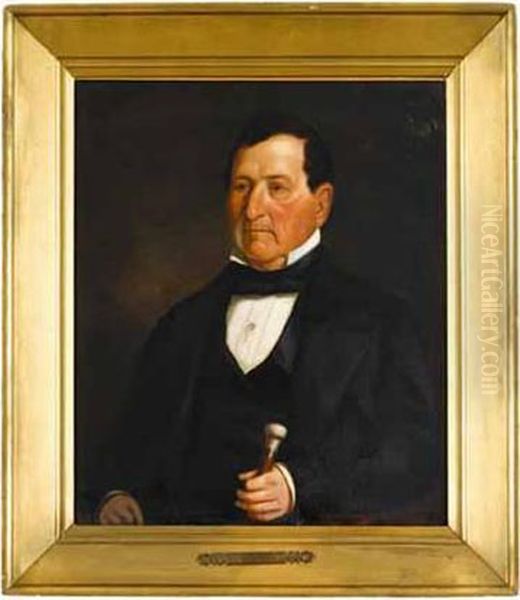 Portrait Of New Jersey Governor Oil Painting by David Broderick Walcutt