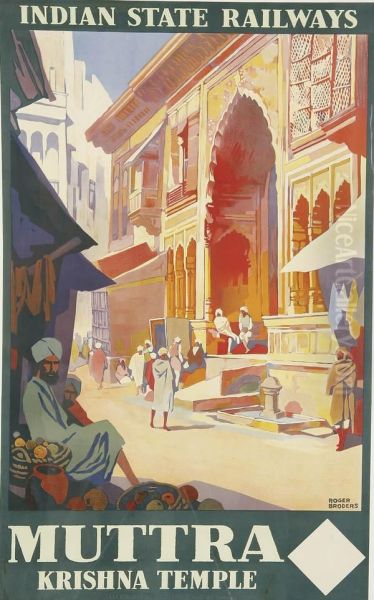 Travel Poster For Indian State Railways by Roger Broders