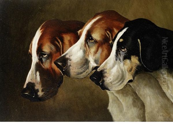 The Trio Oil Painting by Alfred Wheeler