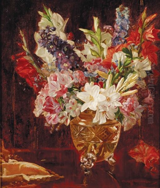 Mixed Bunch Oil Painting by George Whinnen