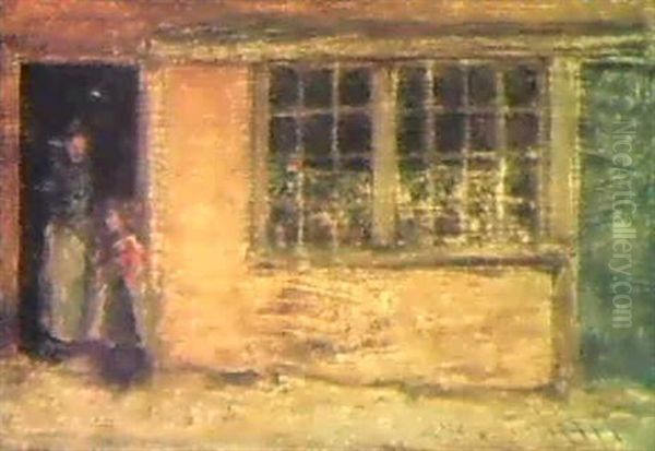 The Shop Window Oil Painting by James Abbott McNeill Whistler