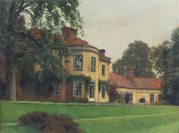 Binderton House, West Suxxex Oil Painting by Rex John Whistler