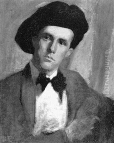 Self Portrait Oil Painting by Thomas Gilbert White