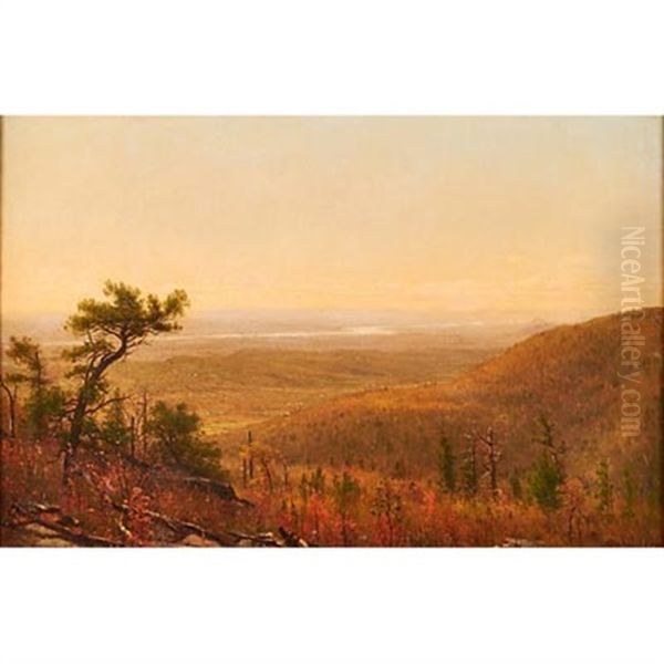 Untitled (landscape) Oil Painting by Worthington Whittredge