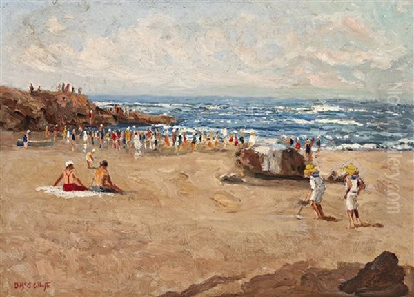 Cottesloe Beach Oil Painting by Duncan Mcgregor Whyte