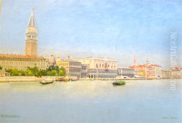 Venice, The Grand Canal Oil Painting by William Patrick Whyte