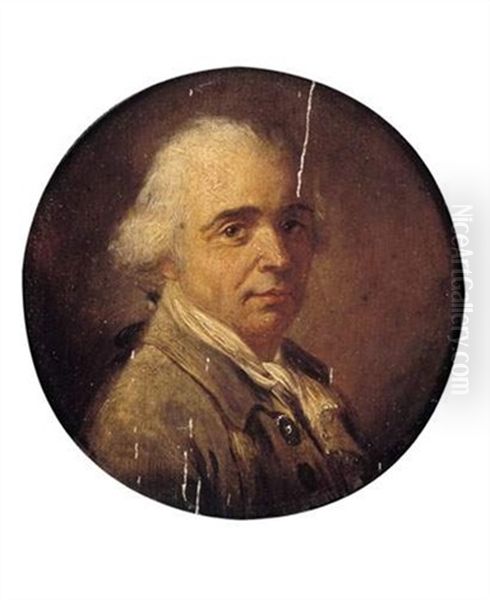 Portrait D'un (jean-baptiste Coste?) Oil Painting by Jean Baptiste Joseph Wicar