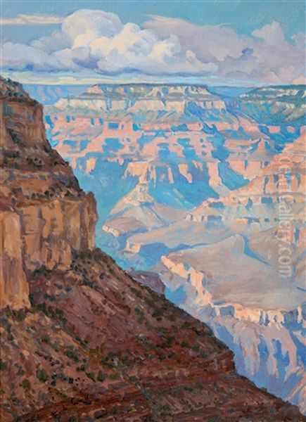 Grand Canyon Oil Painting by Gunnar Widforss