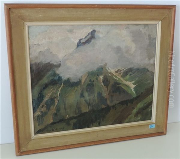 Motiv Vom Klausenpass Oil Painting by Hans Beat Wieland