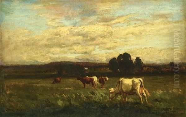 Cows At Pasture by Carleton Wiggins