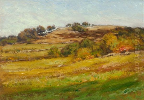 Autumn At Lyme, Circa 1915 Oil Painting by Carleton Wiggins