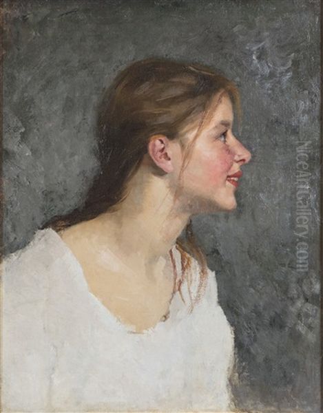 Elsa Oil Painting by Maria Wiik