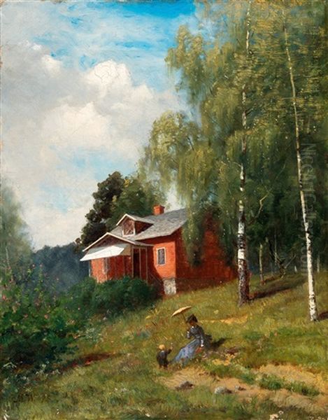 Summer Idyll Oil Painting by Maria Wiik