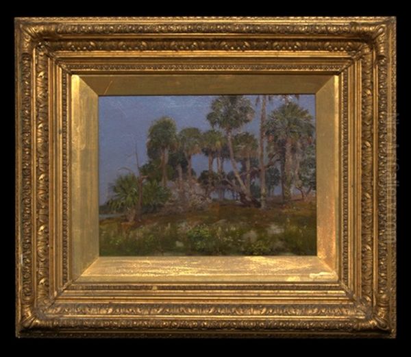 Florida Coast Oil Painting by Bror Anders Wikstrom