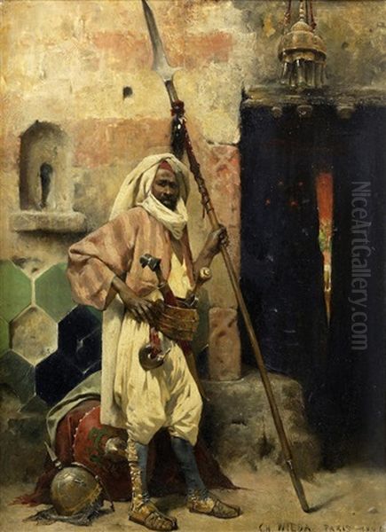 The Palace Guard Oil Painting by Charles Wilda