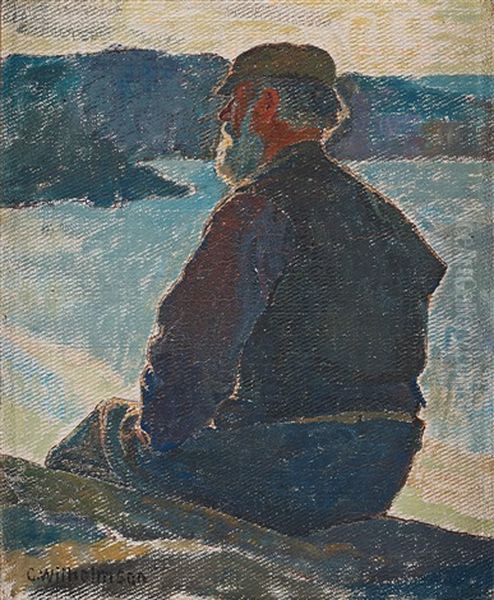 Pa Berget by Carl Wilhelm Wilhelmson