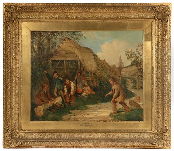 Egg Cap Oil Painting by Sir David Wilkie