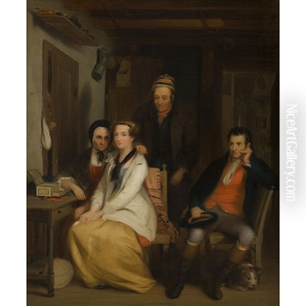 The Refusal Oil Painting by Sir David Wilkie