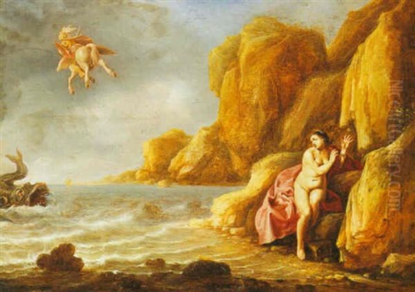 Perseus And Andromeda Oil Painting by Cornelis Willaerts