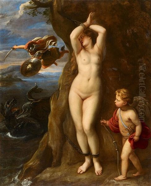 The Rescue Of Andromeda Oil Painting by Thomas (Bosschaert) Willeborts