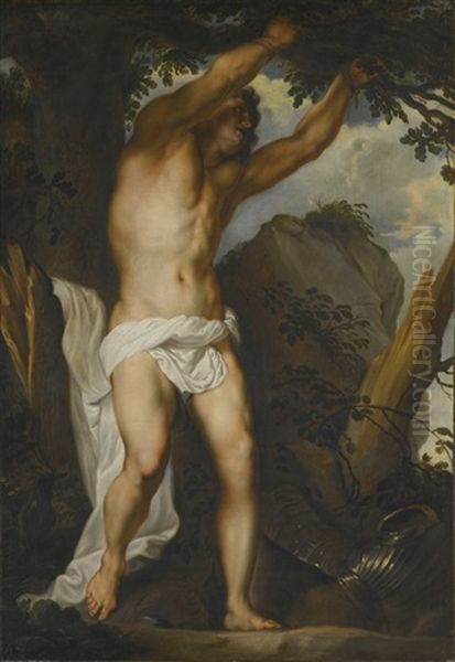 Saint Sebastian Oil Painting by Thomas (Bosschaert) Willeborts