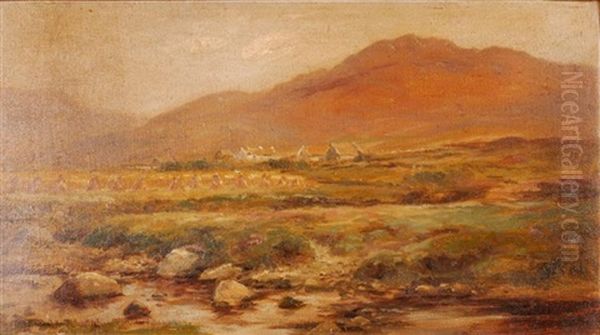 Achill River, Achill Island, County Mayo Oil Painting by Alexander Williams