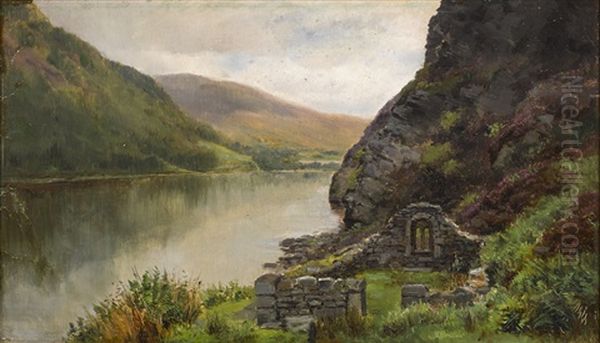 Glendalough, County Wicklow Oil Painting by Alexander Williams