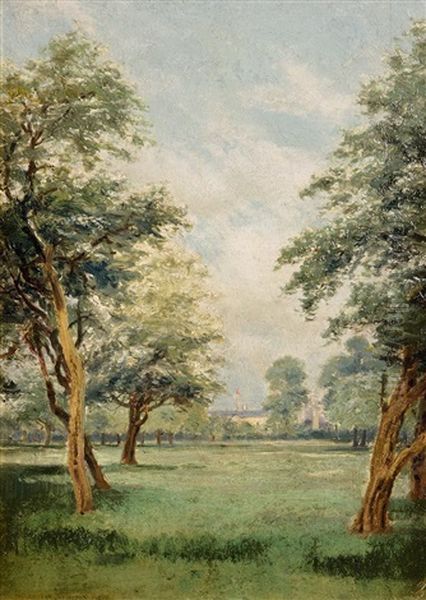 Aras An Uachtarain, Phoenix Park, Dublin Oil Painting by Alexander Williams