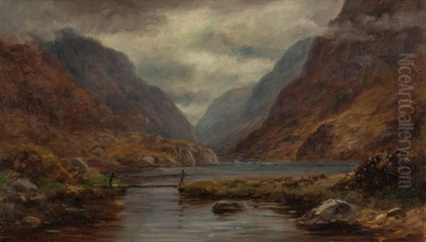 The Gap Of Dunloe, Killarney Oil Painting by Alexander Williams