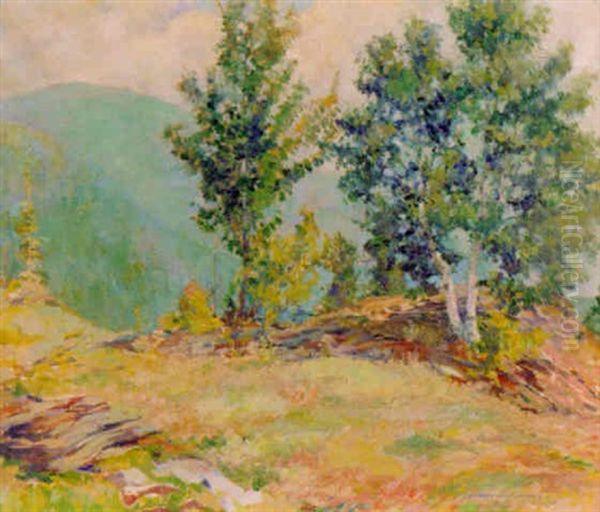 Mountain Landscape Oil Painting by Florence White Williams