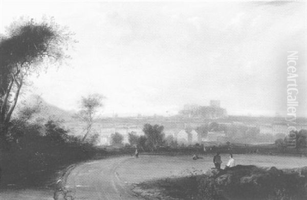 Edinburgh From Inverleith Oil Painting by James Francis Williams