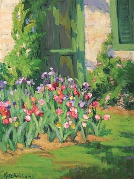 Spring Flowers Oil Painting by Kate A. Williams