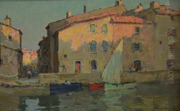 Evening, Martigues Oil Painting by Terrick Williams