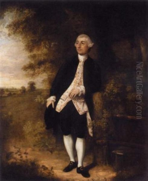 Portrait Of A Gentleman Oil Painting by William Williams