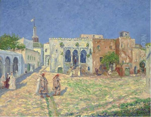 The Casbah, Tangiers, Morocco Oil Painting by Herbert Francis Williams-Lyouns