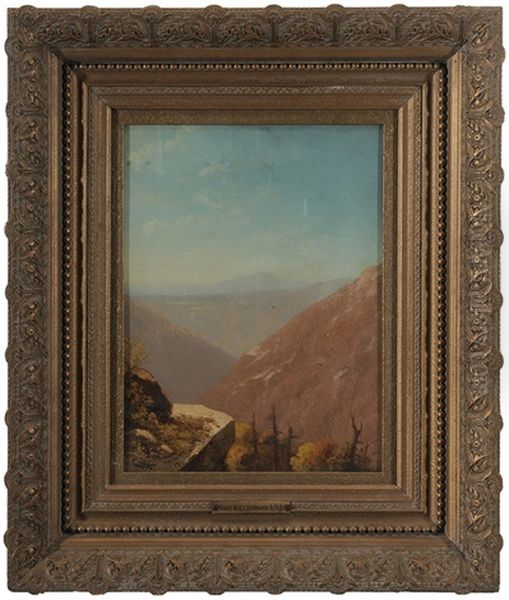 Allegheny Mountains From A Rocky Outcropping Oil Painting by John Williamson